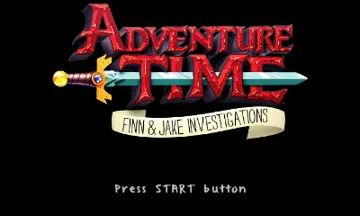 Adventure Time - Finn & Jake Investigations (Europe) (En,Fr,De,Es,It) screen shot title